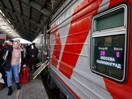 On board the Cold War-style sealed train from Moscow to Kaliningrad
